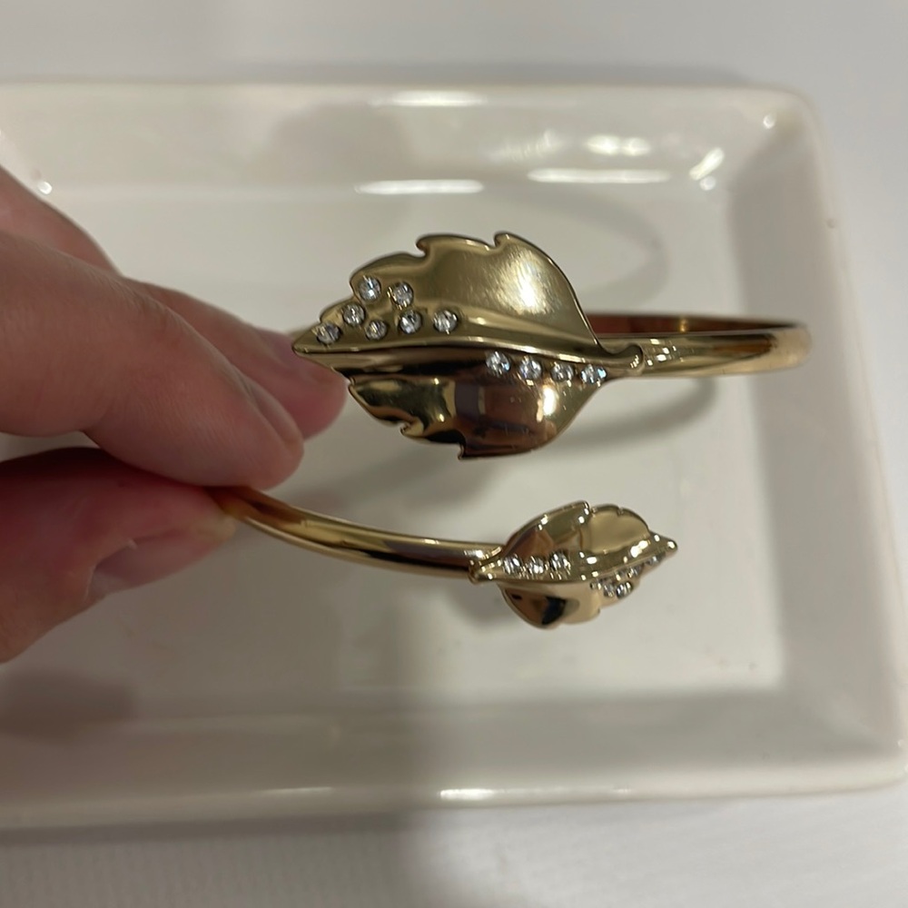 Gold Leaf Bangle